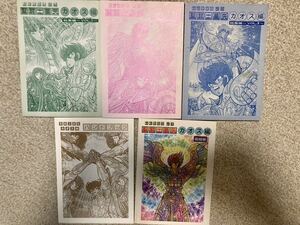 さかみはら色　聖闘士星矢カオス編 外伝 同人誌 総集編&完結編、ハンドブック　五冊セット