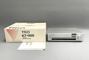 TRIO トリオ チューナー KT-1100 AM/FM STEREO TUNER 元箱 取説付き