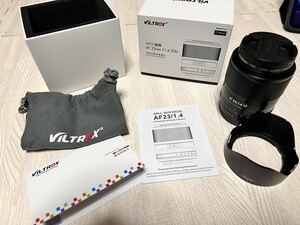 送料無料! VILTROX 23mm f/1.4 Xマウント 単焦点レンズ /ビルトロックス 23mm f1.4 富士フィルム用