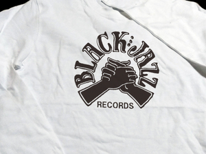 送込　BLACK JAZZ RECORDS ブラックジャズ　ロンT　長袖Tシャツ　白 Mサイズ