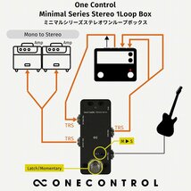 最落無し! One Control　Minimal Series Stereo 1Loop Box　/ a43969　ステレオにも対応する1ループ！モメンタリーモード選択可能！　1円_画像4