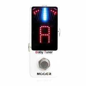 最落無し! Mooer　Baby Tuner　/ a43938　ミニサイズ筐体を使用した高精度のペダルチューナー！　1円