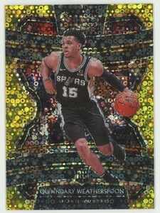 10/10!!【Quinndary Weatherspoon】2019-20 Panini Select Concourse Rookie RC Gold Disco Prizm ルーキー ゴールド パラレル 10枚限定