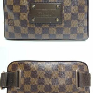 ルイヴィトン ダミエ バムバッグ ブルックリン N41101 ウエストバッグ LOUIS VUITTON ☆Pの画像3