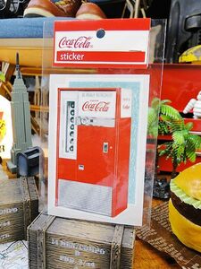 コカ・コーラブランド アドバタイジングステッカー（BA6） アメリカン雑貨 アメリカ雑貨 おしゃれ