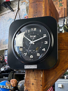 トスダイス　バンブックス　スクエアフレームウォールクロック ■ アメリカン雑貨 アメリカ雑貨 壁掛け時計