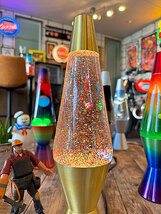 Lava Lamp社　ラバライト　正規品　ラバランプ（キラキラグリッター/ゴールドボディ） ■ アメリカン雑貨 アメリカ雑貨_画像6