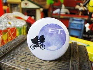 E.T.　カンバッジ アメリカン雑貨 アメリカ雑貨