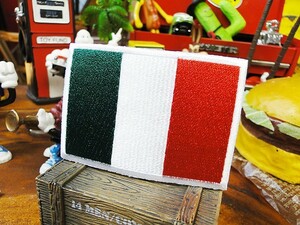 世界の国旗ワッペン（イタリア） アメリカン雑貨 アメリカ雑貨 おしゃれ