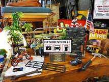 ハイブリッド車　U.S.パブリックサインステッカーシリーズ　アメリカン雑貨 アメリカ雑貨_画像3