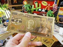 ゴールド壱万円札　アメリカン雑貨 アメリカ雑貨_画像2