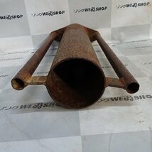 福岡■ くい打ち器 ツール 機 杭打ち機 支柱 ハンマー 打込器 打込み器 レトロ 6.7kg 中古 ■ 14-_画像4