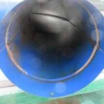 奈良 エルボ 籾摺り機 排風 ダクト 直径165㎜ 排出 排気 乾燥 農機具 青_画像6