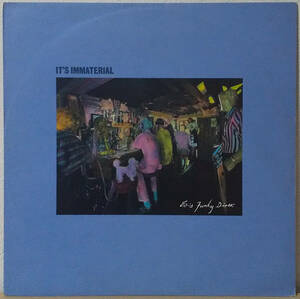 It's Immaterial - Ed's Funky Diner UK盤 12inch Siren - SIREN 24-12 1986年 Blue Nile, Danny Wilson, Kenji Takimi