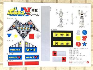 ジャンボマシンダー　ボルテスV(ステッカー)　ポピー　超合金　マーミット　ソフビ　バンダイ