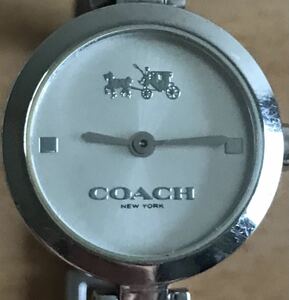 189-0247 COACH コーチ　レディース腕時計　金属ベルト　クオーツ　CA.92.7.14.0942 電池切れ 動作未確認