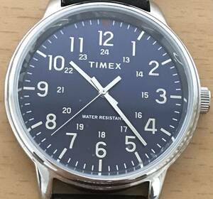 201-0515 TIMEX タイメックス メンズ腕時計　革ベルト　クオーツ　TW2R85400 稼働品