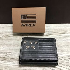 200-0405 AVIREX アヴィレックス メンズ 折り財布 AX9000 レザー