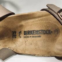 【美品】BIRKENSTOCK ビルケンシュトック YARA レザーサンダル　オイルドレザー　ヌバック　39 25cm ＊4_画像10