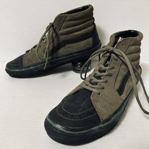 VANS バンズ SK8 HI カーキ V38LS-47RB ハイカットスニーカー スエード　US9 27cm カーキ　＊62