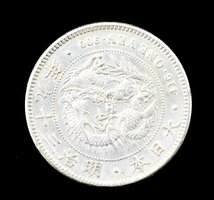 【蔵A3245g】古銭　一圓銀貨　明治三十九年　コインホルダーより抜粋しました。送料無料！_画像2