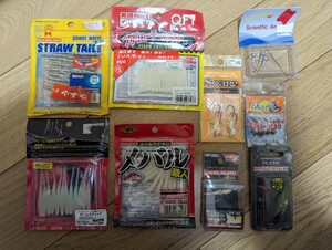 未使用送料込み エコギア メバル職人 ストローテールグラブ ダイワ　月下美人 ビームスティック オフト スクリューテールグラブ ソアレ等