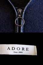 アドーア ADORE フード付き ケープ　ポンチョ　ウール　38 ・38 ダークネイビー kz4624208968_画像7