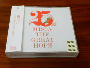 MISIA CD3枚組ベストアルバム 「THE GREAT HOPE BEST」レンタル落ち アイノカタチ Everything 逢いたくていま つつみ込むように 帯あり