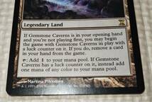 【送料無料】MTG Gemstone Caverns キズ有　　　宝石の洞窟_画像3