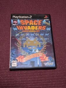 【PS2　スペースインベーダー】アニバーサリー　タイトー　SPACE INVADERS　プレステ2　美品　シューティング　送料185円