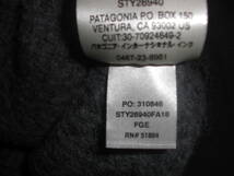 【美品】2018年 patagonia パタゴニア M’s Wooly ester Fleece p/o ウーリエステル フリース プルオーバー FGE（M) ハーフジップ_画像9