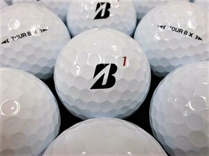 ★良質美品★ブリヂストン BRIDGESTONE『TOUR B X』2022年モデル Bマークエディション ホワイト 30個 ロストボール★