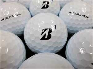 ★良質美品★ブリヂストン BRIDGESTONE『TOUR B XS』2022年モデル Bマークエディション ホワイト 30個 ロストボール★