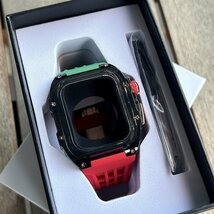 【アップルウォッチ apple watch 9,８ 45㎜】高級ケース リシャールミル風イタリアンカラー　　　　限定 時計 ハイドロゲン ディーゼル D&G_画像4