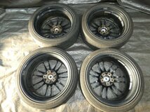 ★ GDB インプレッサ レイズ ボルクレーシング RE30 シルバー ホイール 18×8.0J＋44 [28NL8]_画像9