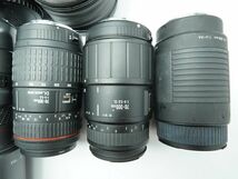 ★キヤノンマウントAFレンズなど★EF LENS/EXTENDER EF/WIDE CONVERTER/TAMRON/SIGMA/Kenko/ 等 計:35点まとめ【ジャンク品】29365_画像2