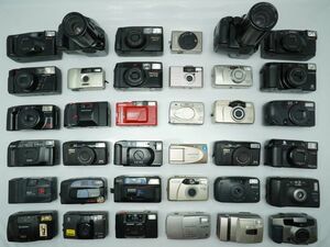 ★フイルムカメラなど★RICOH/KONICA/MINOLTA/Nikon/PENTAX/FUJIFILM/CHINON/ 等 計:36点まとめ【ジャンク品】29320