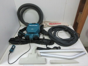 C741●makita■マキタ■充電式背負いクリーナー■VC260D■付属品あり■中古品