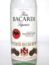 【L2】 90年代 バカルディ ライトラム シルバーラベル【BACARDI LIGHT RUM SILVER LABEL】_画像3