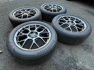 美品　BBS RE-V7 18インチ 7.5J アレンザ001 4本セット　フォレスター　レヴォーグ　CX-3