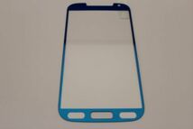 Galaxy S4 SC-04E 9H 0.26mm 枠青色 鏡面 強化ガラス 液晶保護フィルム 2.5D K278_画像2