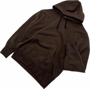 MHL * loop wila- collaboration fine quality sweat Parker Brown Mno-m core Mini maru adult casual Margaret Howell #BC272