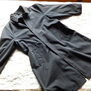 GIORGIO ARMANI ジョルジオアルマーニ 黒タグ オールド コットン コート サイズ48 メンズ 黒 ブラック MADE IN ITALY 春にもの画像6