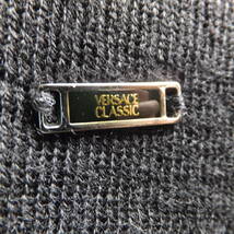 VERSACE CLASSIC ヴェルサーチ　クラシック　セーター　メンズ　Lサイズ位　黒　ブラック　ニット　ジャンニ・ヴェルサーチ・ジャパン_画像9