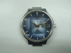 ＃58076 【中古稼働品】 SEIKO KS VANAC キング セイコー バナック 腕時計 5626-7160 自動巻き デイデイト ブルー文字盤 青 ベルトなし