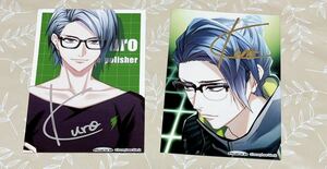 【DYNAMIC CHORD】ブロマイド2枚セット Artist Bromide Collection vol.3 黒沢忍 (サイン入り) ダイナー 直筆サイン入り