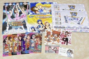 【アイドルマスター】クリアしおり等34枚セット THEiDOLM@STER アニメイト特典 アイマス すき家 ブロマイド ペーパークラフト