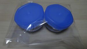  prompt decision unused contact lens case 2 piece clear te.- hydro one step accessory contact lens. preservation washing mobile travel to transparent blue 