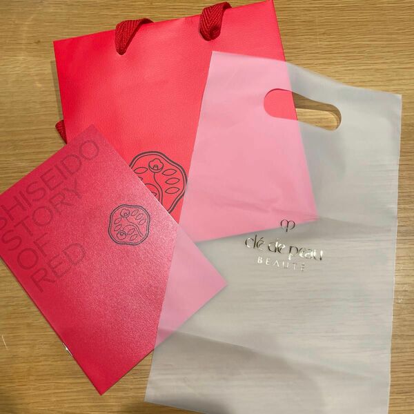 資生堂　SHISEIDO 紙袋　ショッパー　クレドポー　ラッピング 紙袋 ショップ袋 手提げ袋 ショッパー