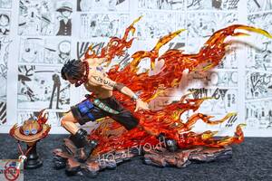 国内即日発送 ONEPIECE ワンピース フィギュア ポートガス・D・エース 1/8スケール BAD BOY スタジオ GK完成品 POP.O.P